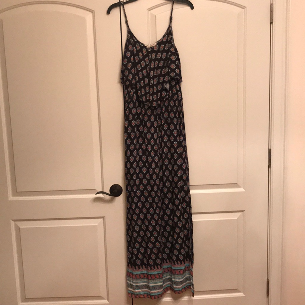 Pink Rose Maxi Dress